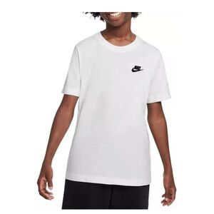 Boys Kids Nike The Nike Tee White Short Sleeve Tee Size XL